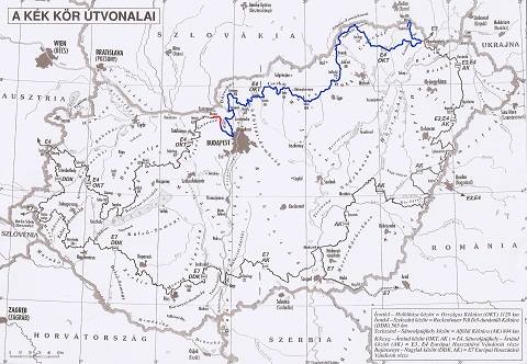 térkép 24 24. nap: Piliscsaba – Dorog   Két vándor térkép 24